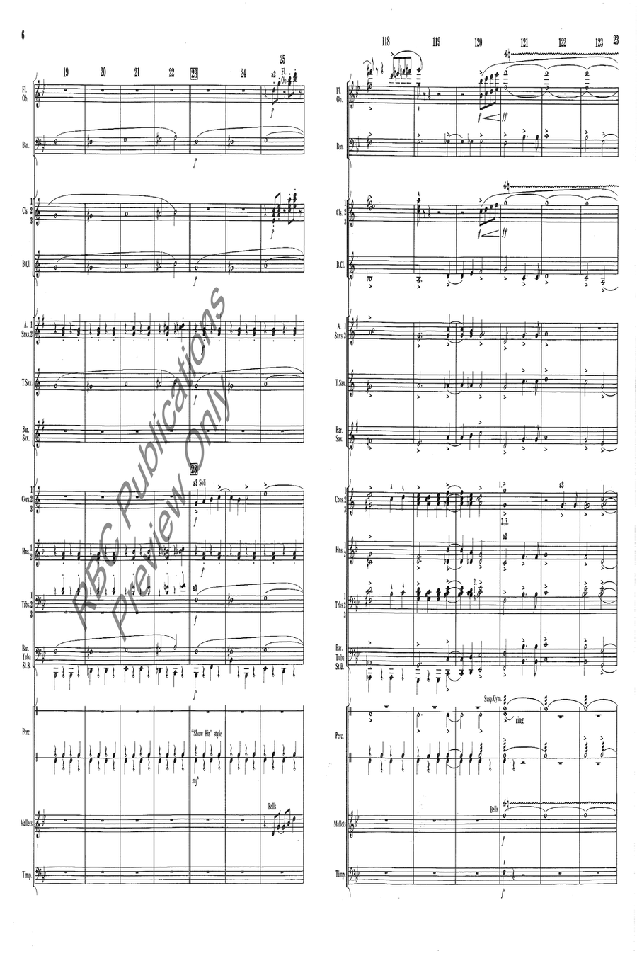 Entracte Concert Band scores gallery preview page 7