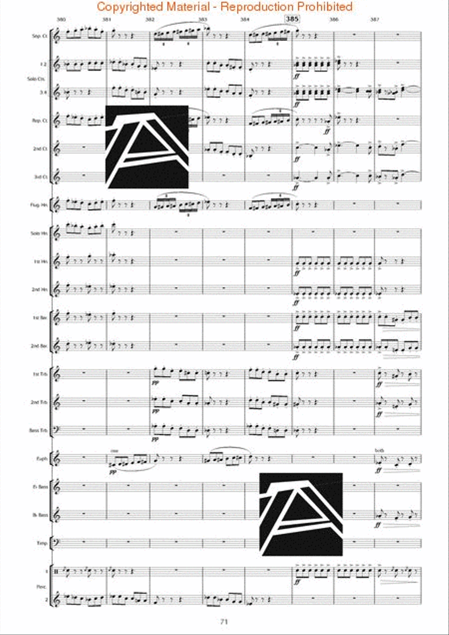 Surround Sound Brass Band scores gallery preview page 72
