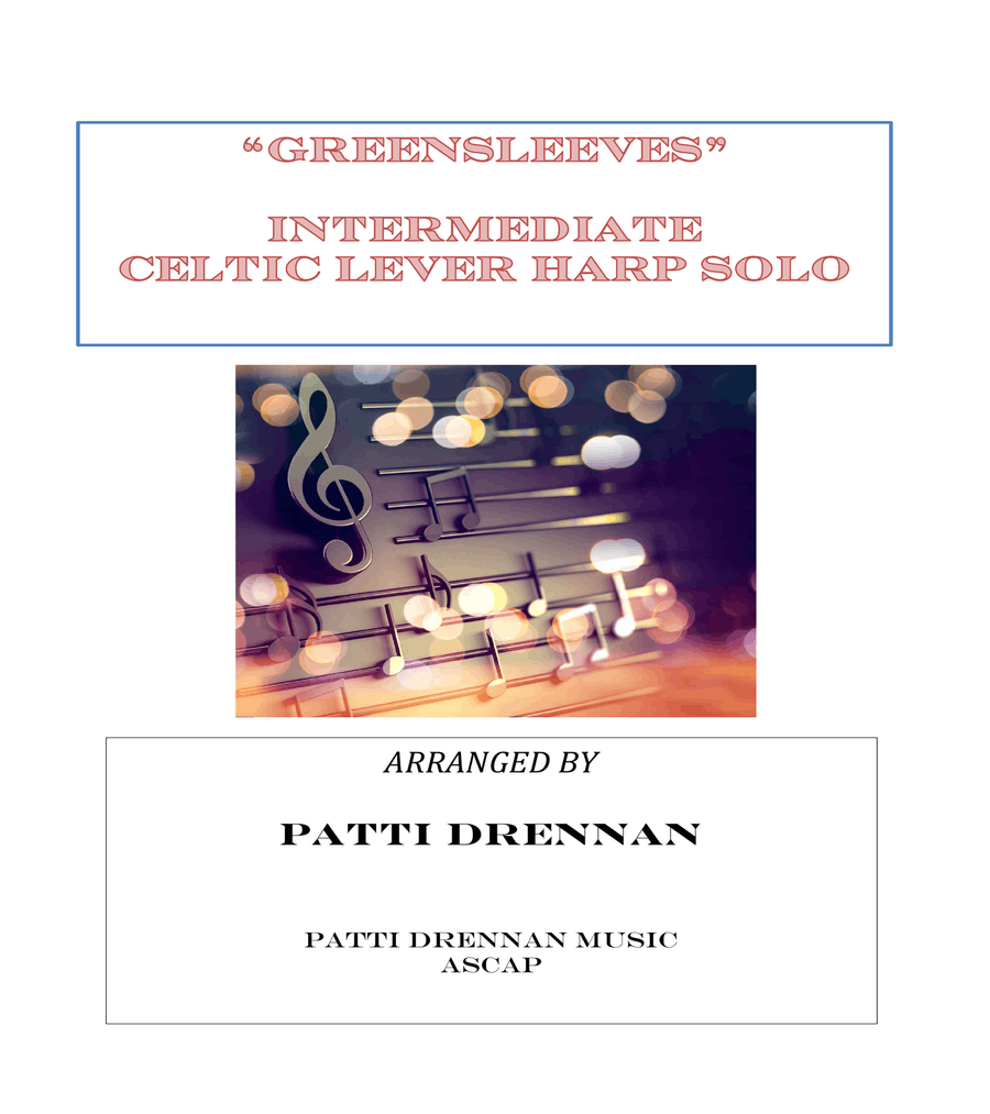 Greensleeves Harp scores gallery preview page 1
