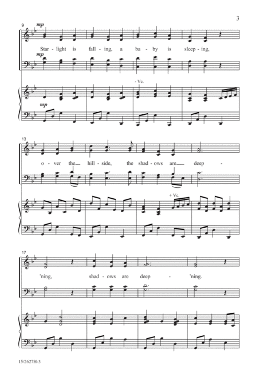 Lullay Alleluia 4-Part scores gallery preview page 4