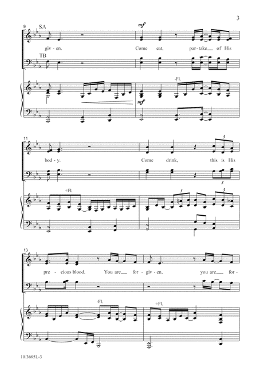Communion Invitation Communion Invitation 4-Part scores gallery preview page 4