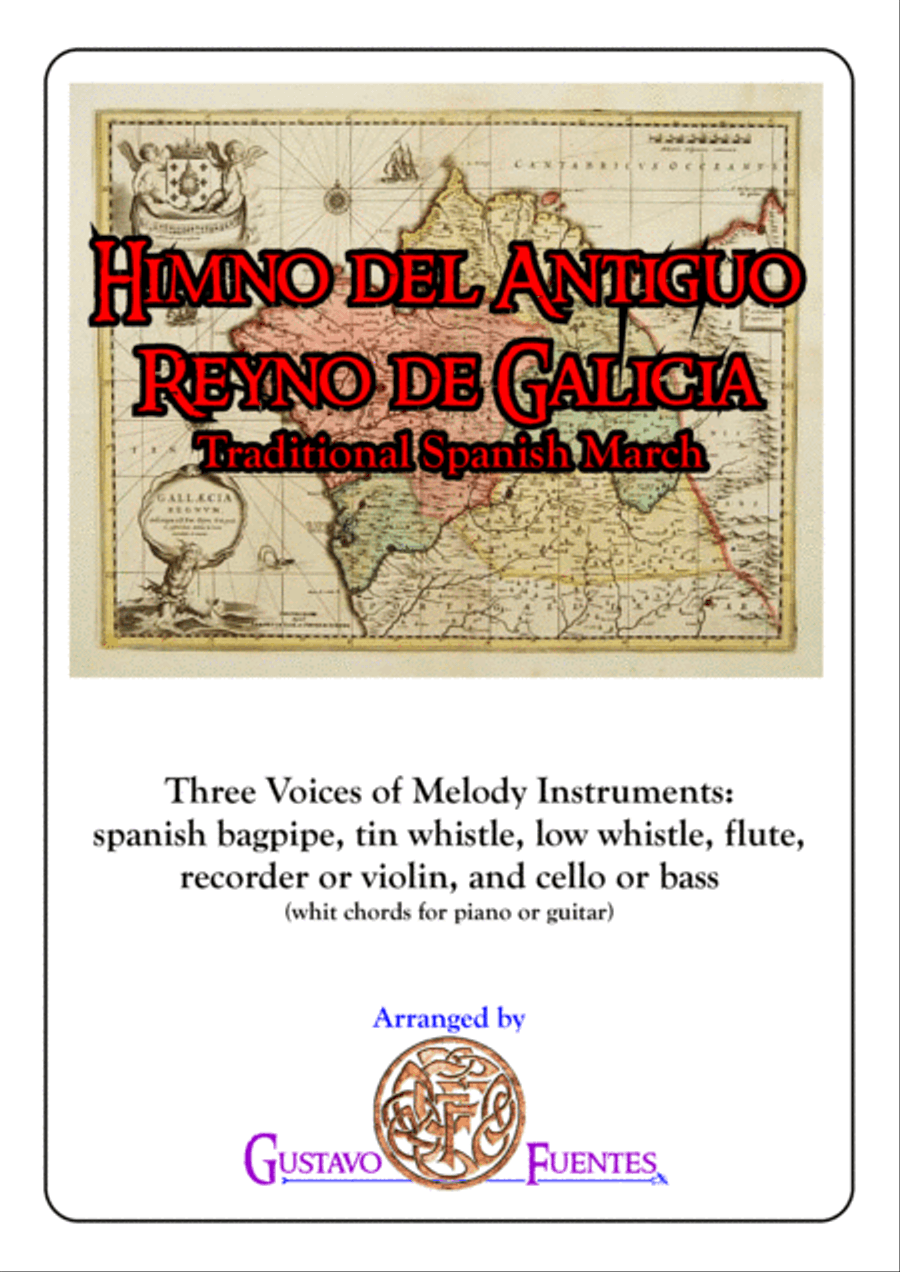 Himno del Antiguo Reyno de Galicia - Celtic song Woodwind Ensemble scores gallery preview page 1