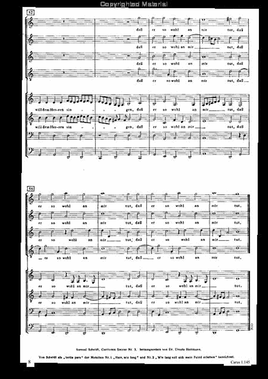 Ich hoffe aber darauf Choir scores gallery preview page 9