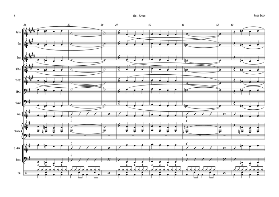 River Deep - Mountain High Large Ensemble scores gallery preview page 4