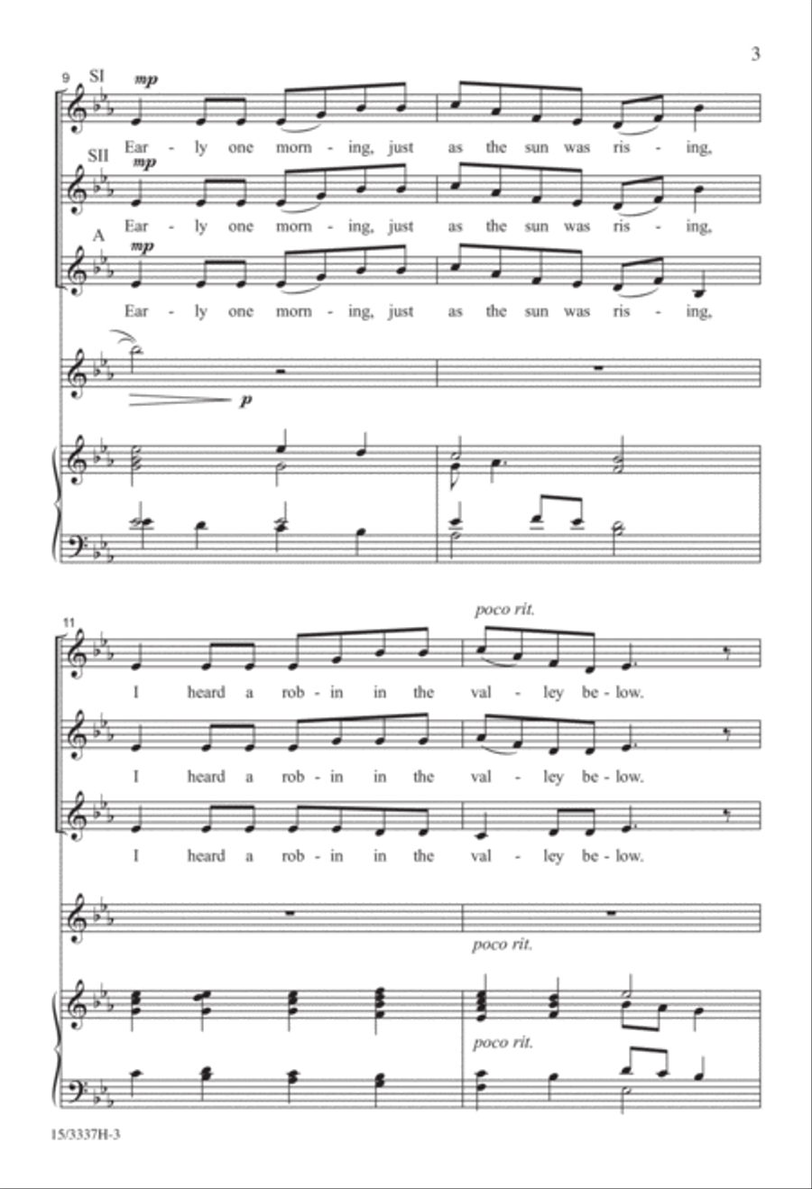 Music in the Valley Music in the Valley SSA scores gallery preview page 3