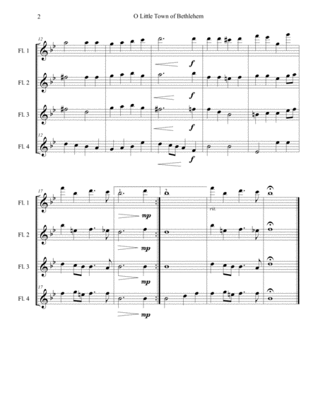 10 Christmas Carols for Flute Quartet image number null
