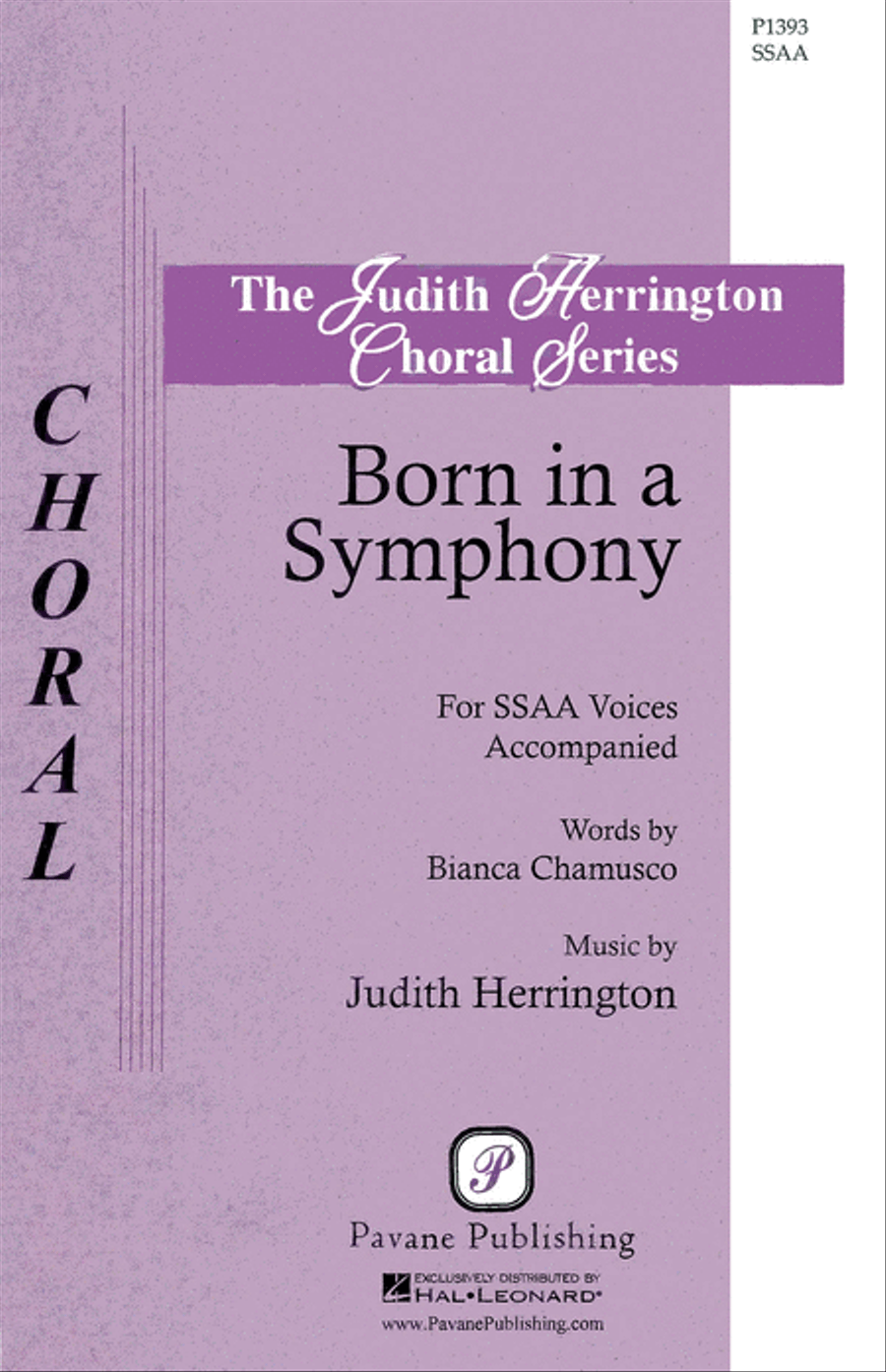 Born in a Symphony SSAA scores gallery preview page 1