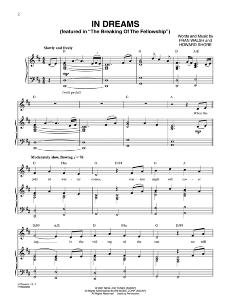 In Dreams In Dreams Small Ensemble scores gallery preview page 2