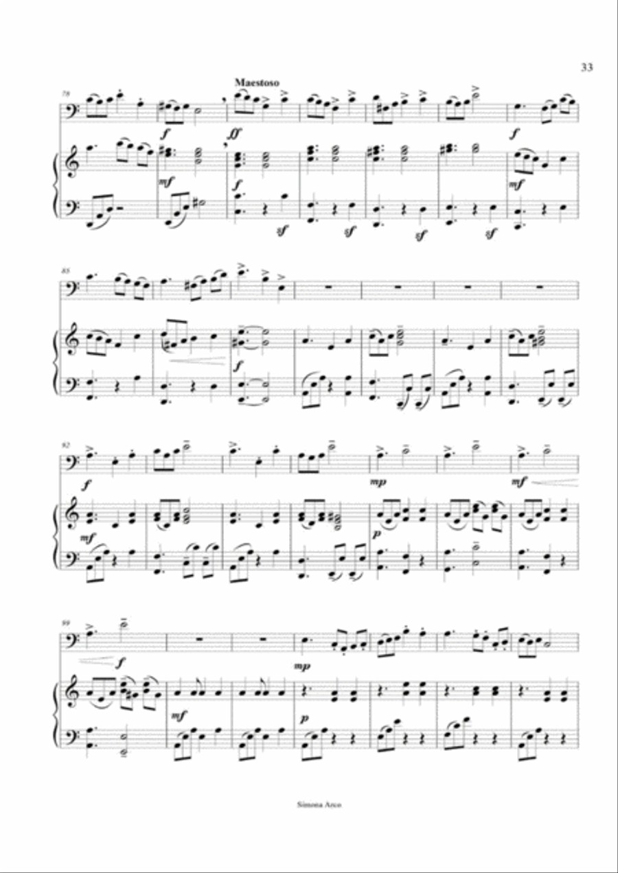 Aria and Dance Bassoon scores gallery preview page 5