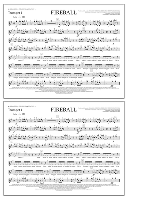 Book cover for Fireball - Trumpet 1