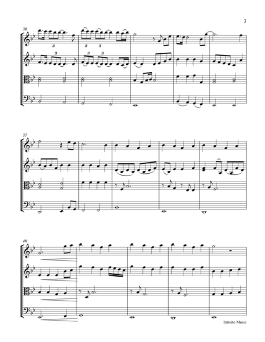 Nella Fantasia Nella Fantasia String Quartet scores gallery preview page 3