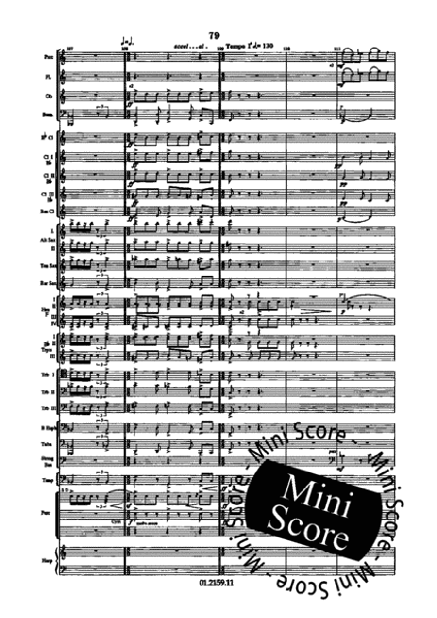 Dance Suite Concert Band scores gallery preview page 87