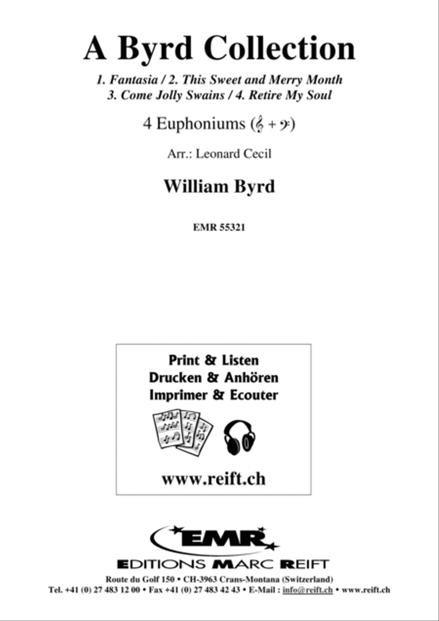 A Byrd Collection A Byrd Collection Euphonium Quartet scores gallery preview page 2