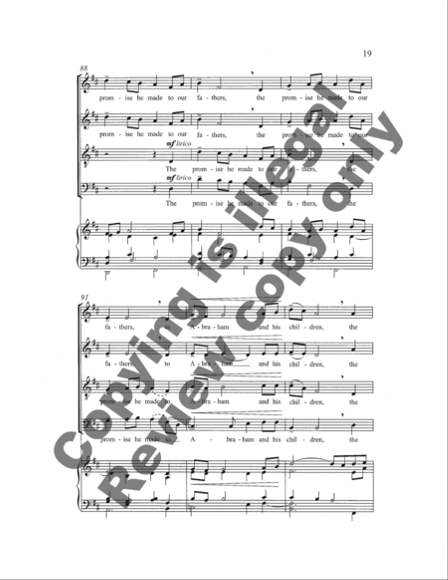 Magnificat 4-Part scores gallery preview page 19