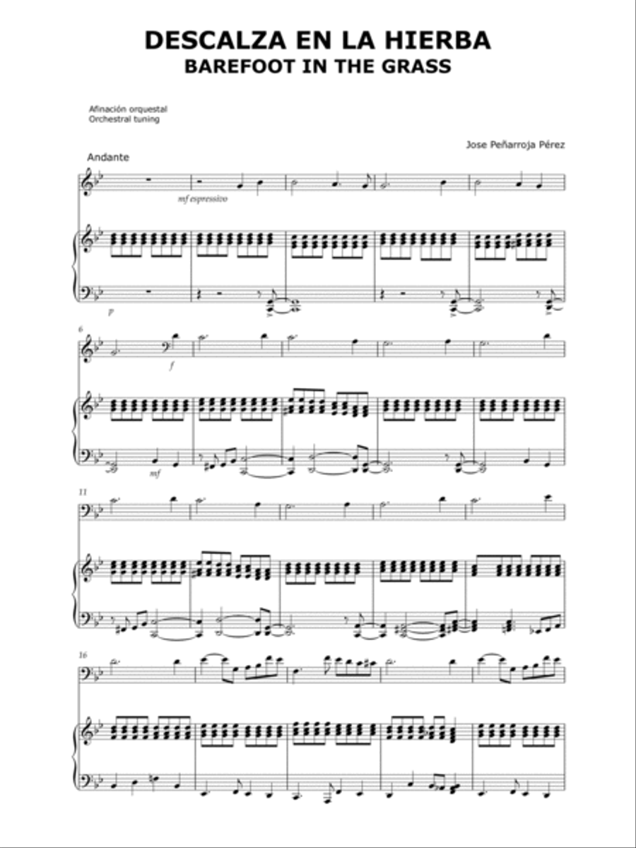 Barefoot in the grass (from Forest Frequencies II) Chamber Music scores gallery preview page 2