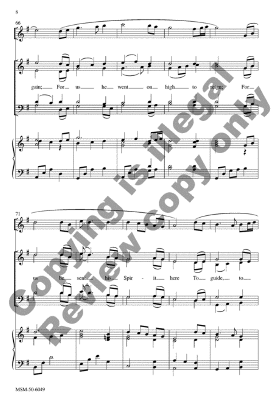 O Love, How Deep, How Broad, How High 4-Part scores gallery preview page 17