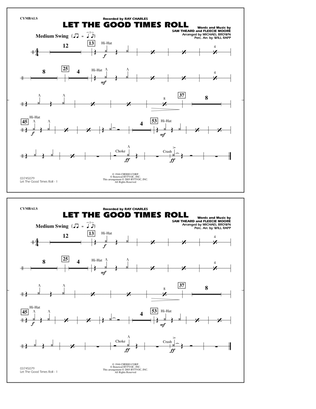 Let the Good Times Roll (arr. Michael Brown) - Cymbals