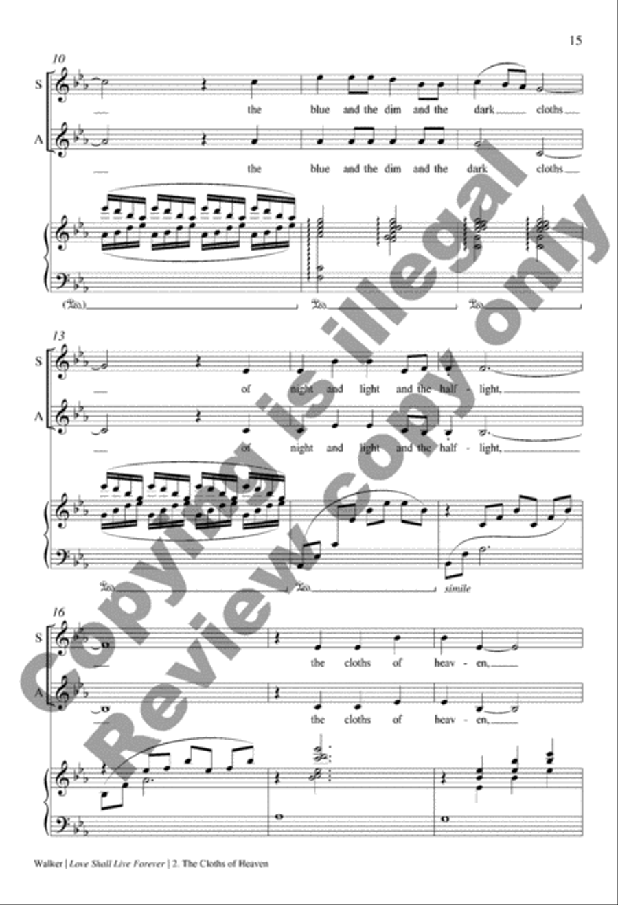 Love Shall Live Forever SSAA scores gallery preview page 16