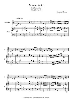 Minuet in C for Harmonica (Op. 27, No. 5)