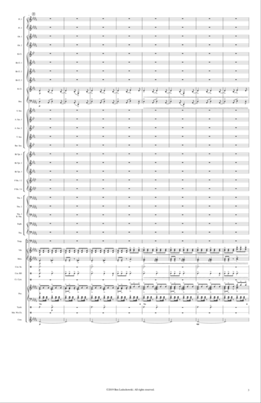 The Dancing Forest Concert Band scores gallery preview page 4