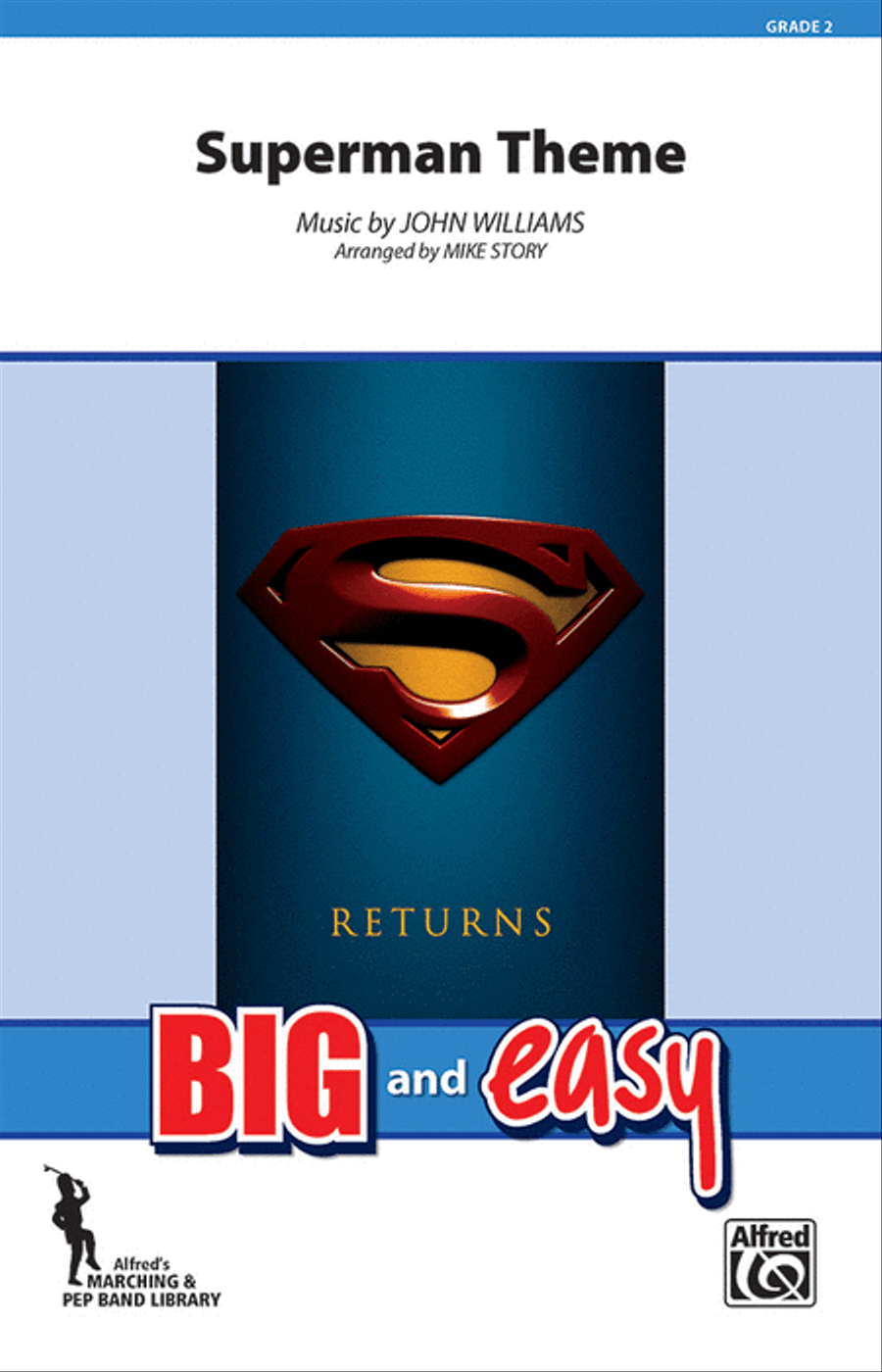 Superman Theme Marching Band scores gallery preview page 1