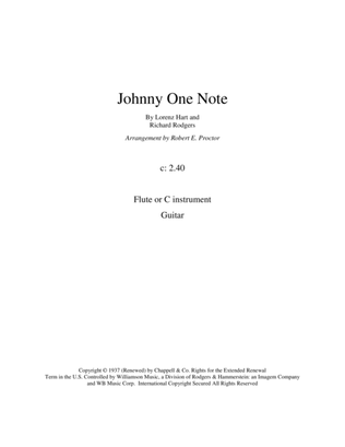 Johnny One-note