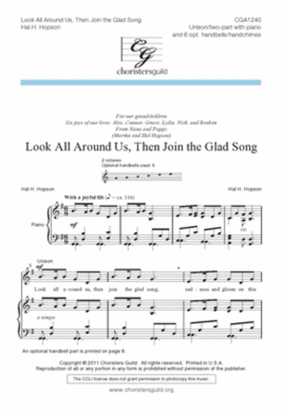 Look All Around Us, Then Join the Glad Song image number null