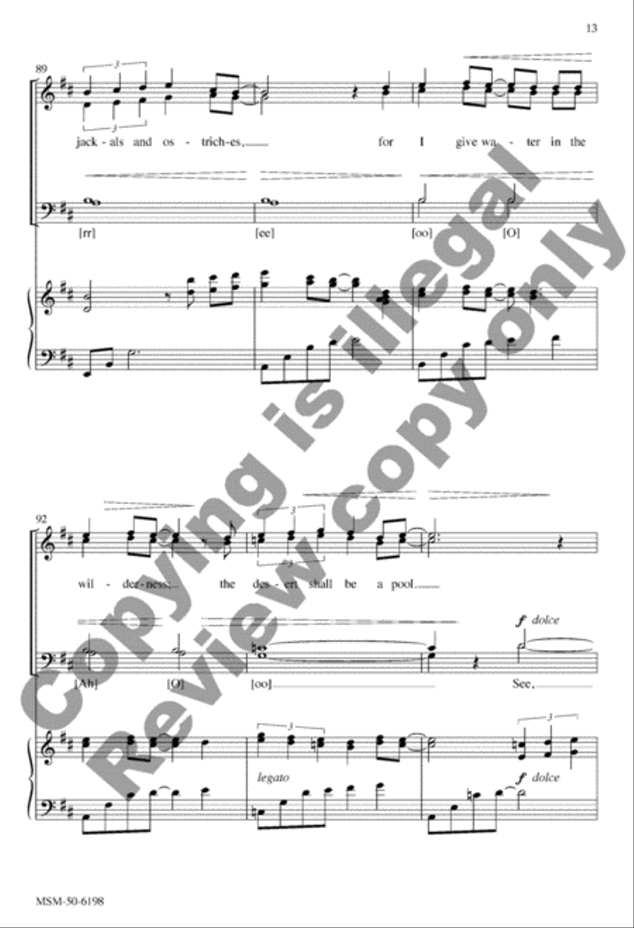 I Will Make a Way! 4-Part scores gallery preview page 13