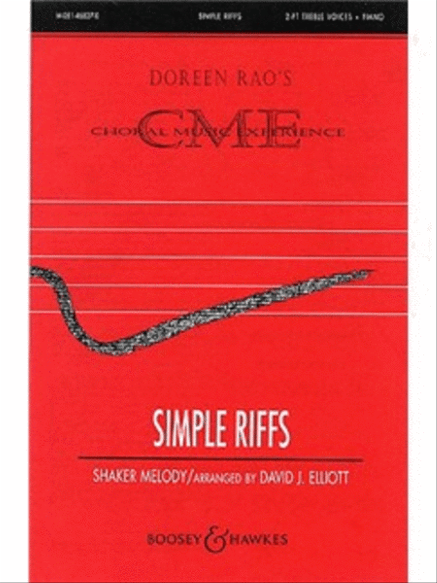 Simple Riffs 2-Part scores gallery preview page 1