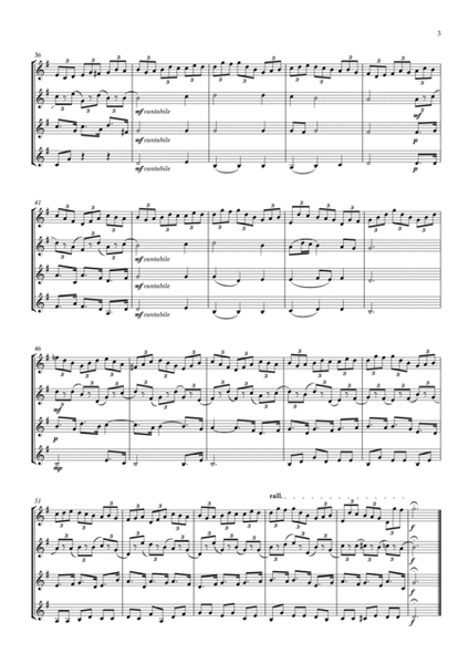 Jesu, joy of man's desiring by Bach for Baritone Sax Quartet image number null
