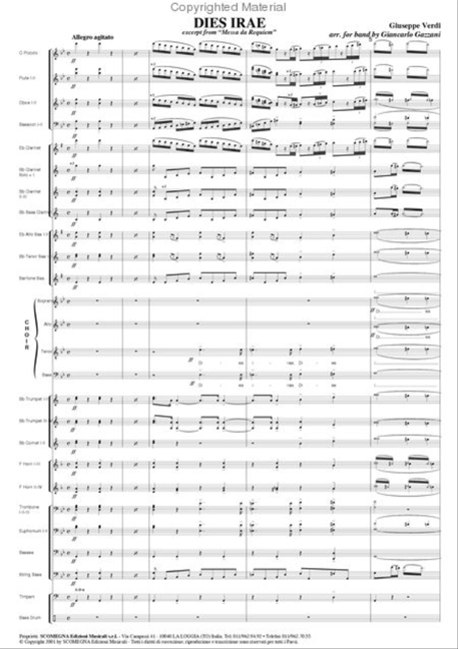 Dies Irae, Excerpts From 