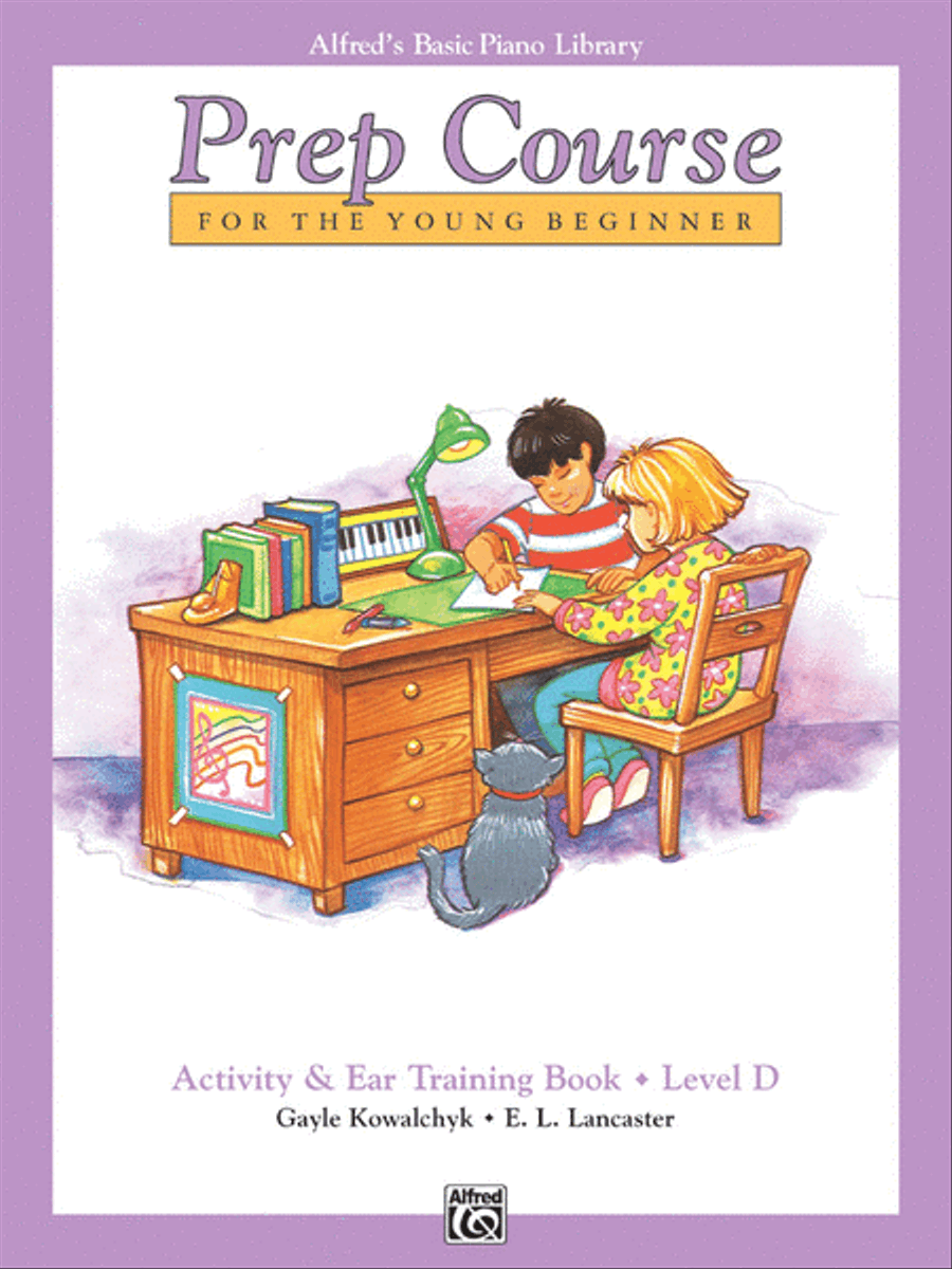 Alfred's Basic Piano Prep Course Activity & Ear Training, Book D Piano Method scores gallery preview page 1