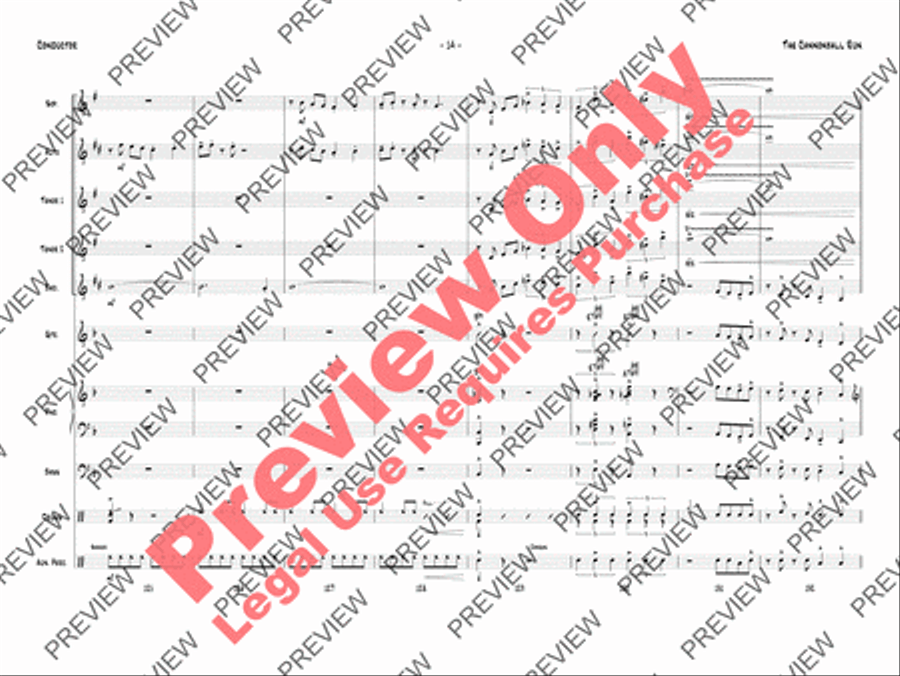 The Cannonball Run The Cannonball Run Jazz Ensemble scores gallery preview page 17