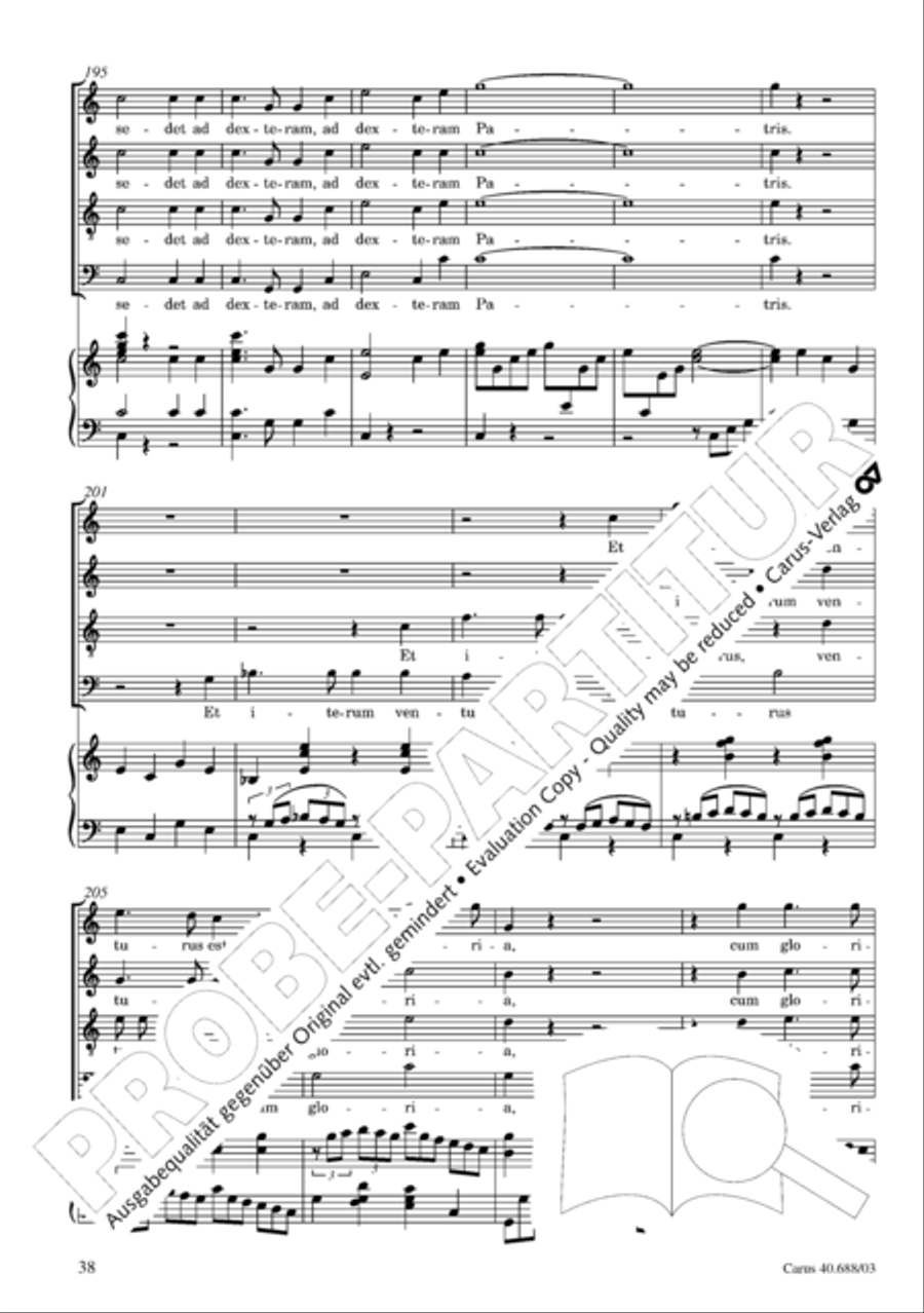 Mass in C Major Mass in C Major 4-Part scores gallery preview page 39