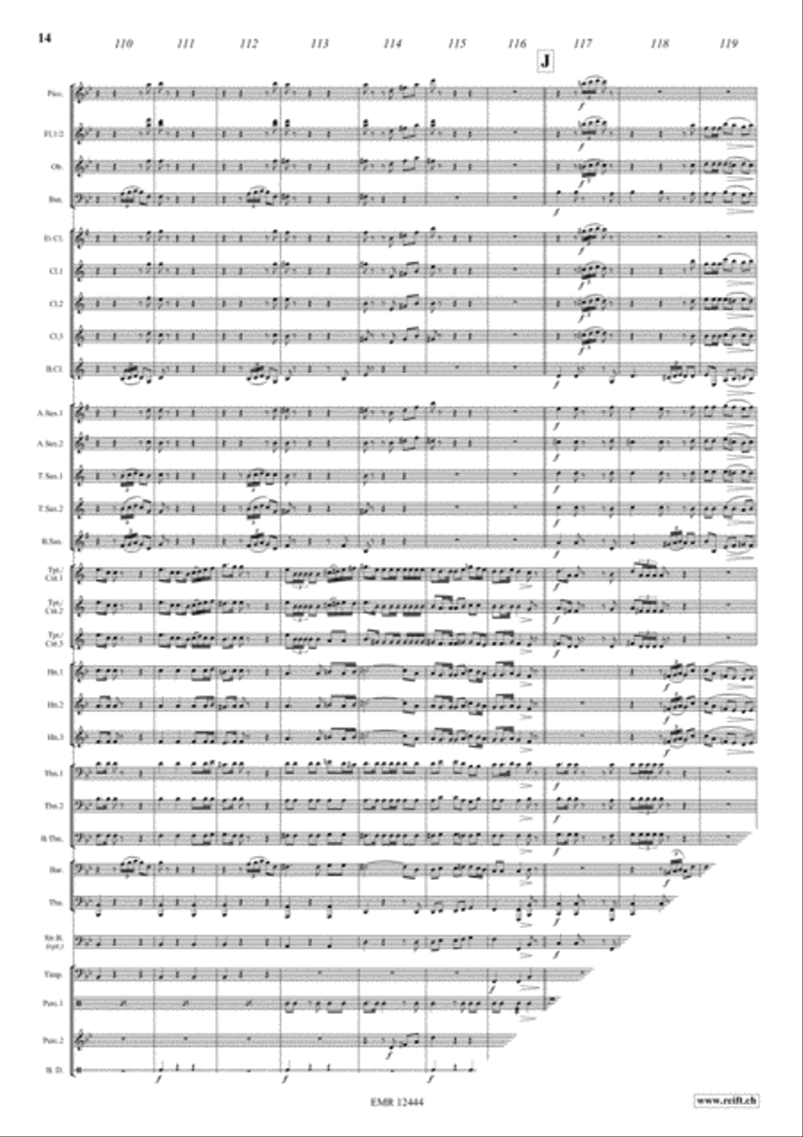 Military Polonaise Concert Band scores gallery preview page 8
