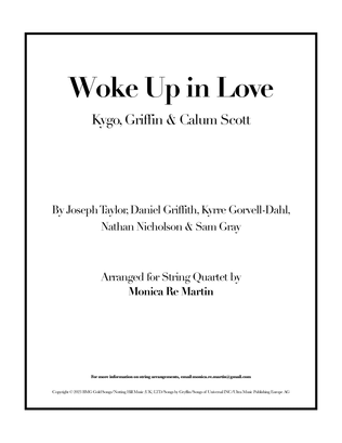 Book cover for Woke Up In Love