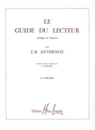Book cover for Guide du lecteur - Volume 1