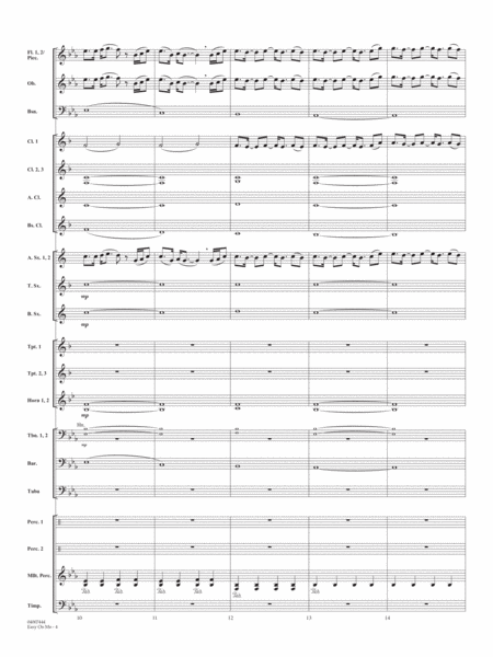 Easy on Me (arr. Michael Brown) - Conductor Score (Full Score)