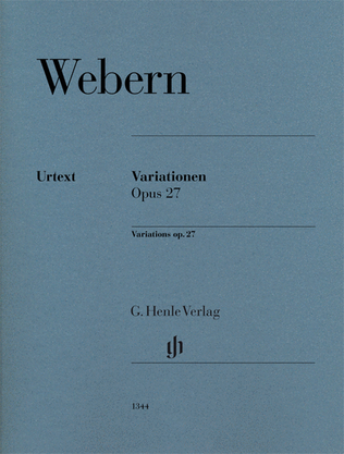 Book cover for Variations Op. 27