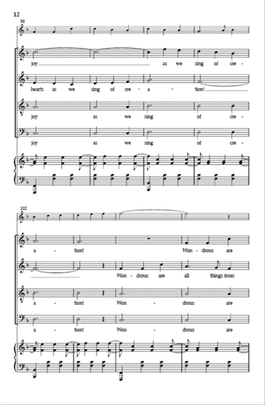 For This Joy 4-Part scores gallery preview page 11