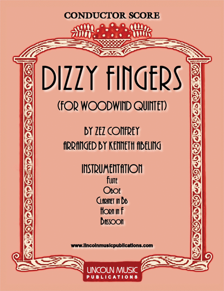Dizzy Fingers (for Woodwind Quintet) image number null
