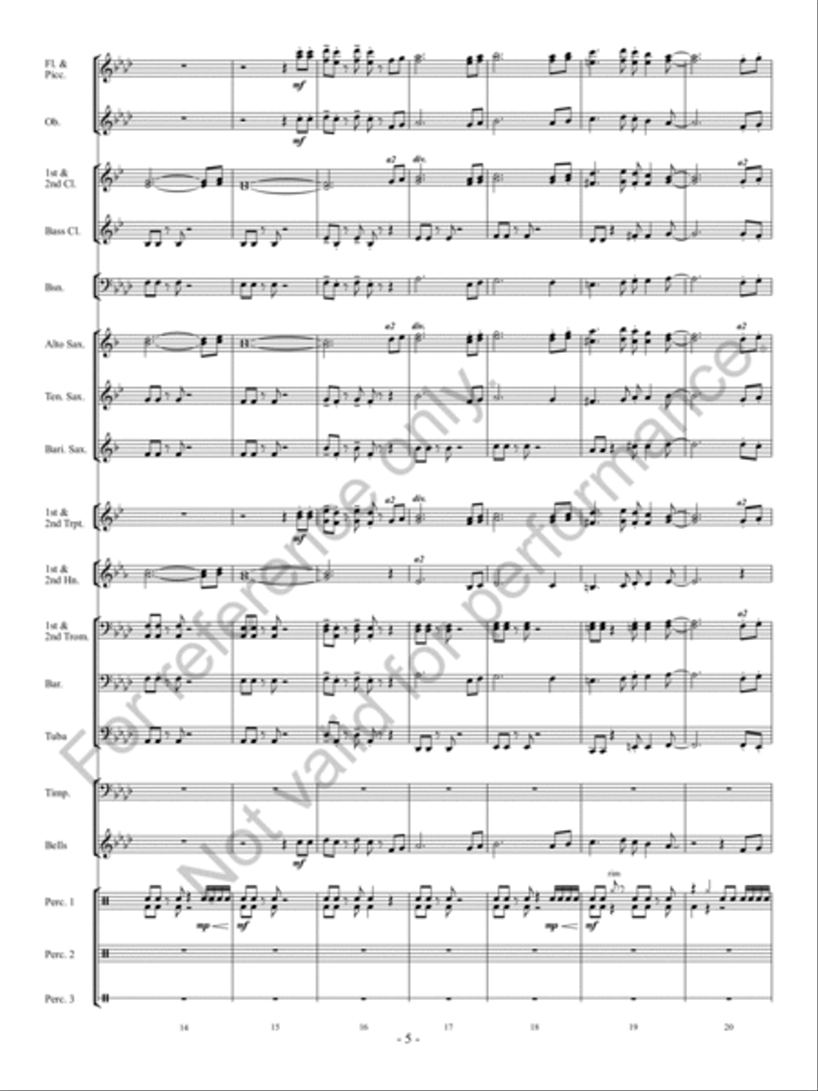 Starship Legacy Starship Legacy Concert Band scores gallery preview page 6