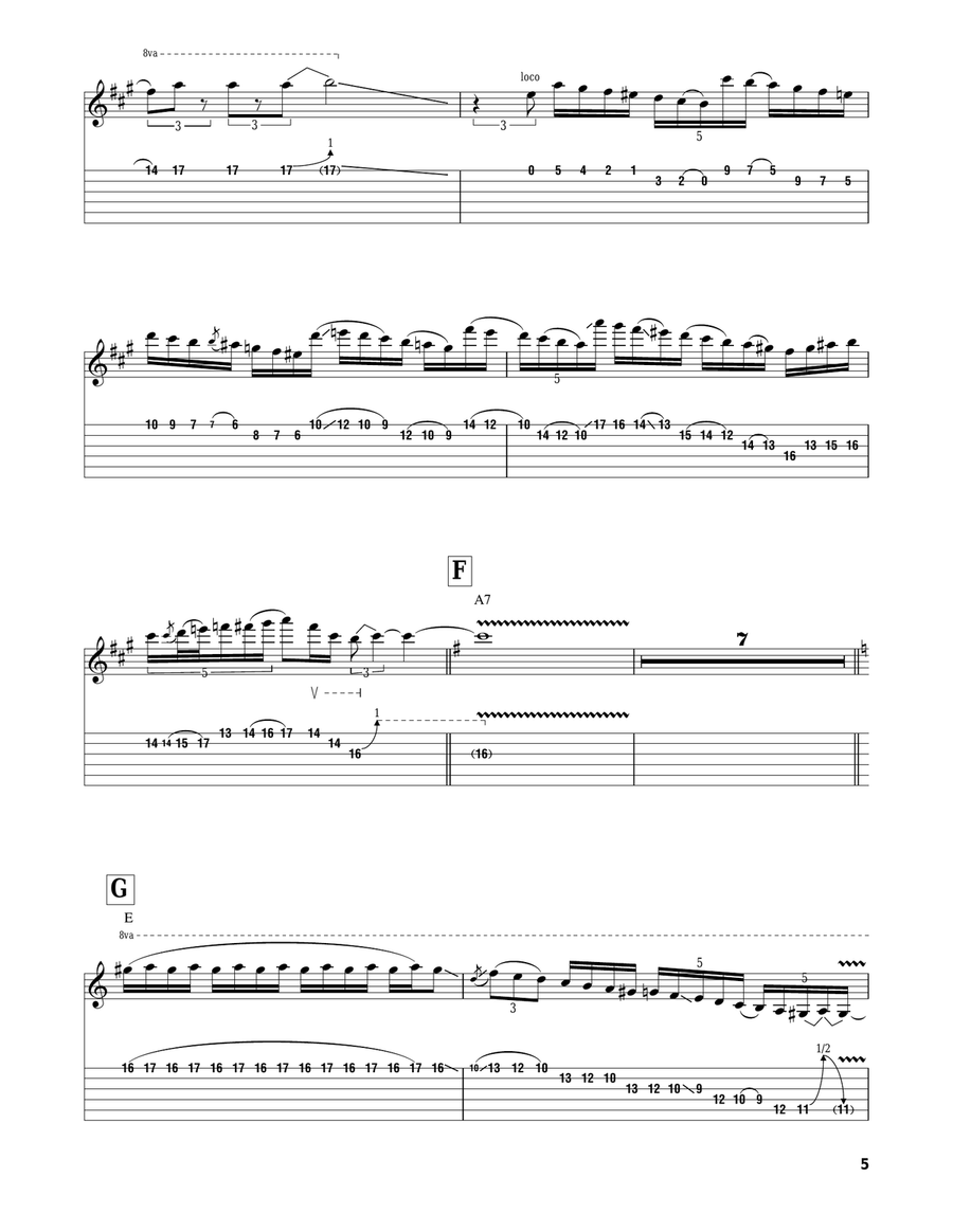 Trilogy Suite Op. 5 Classical Guitar scores gallery preview page 5
