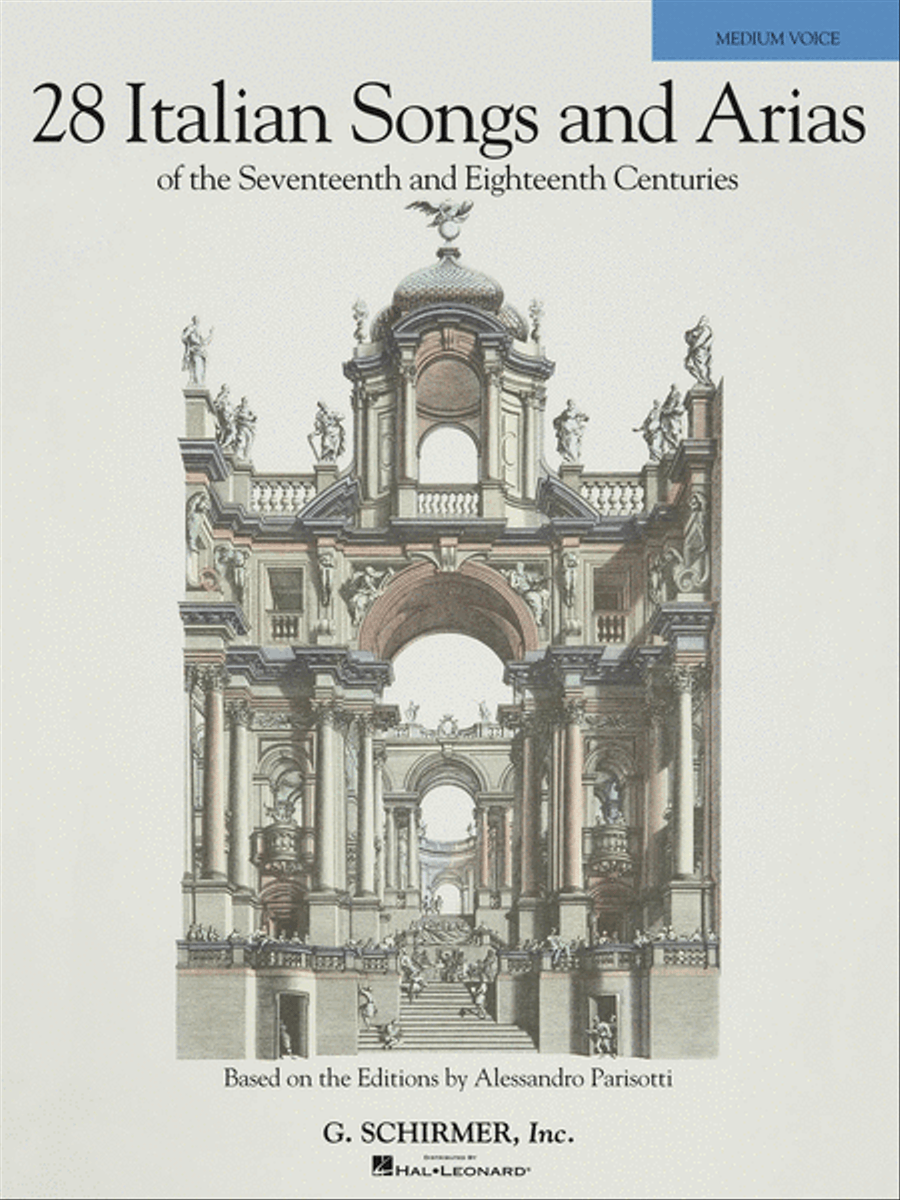 Book cover for 28 Italian Songs & Arias of the 17th & 18th Centuries