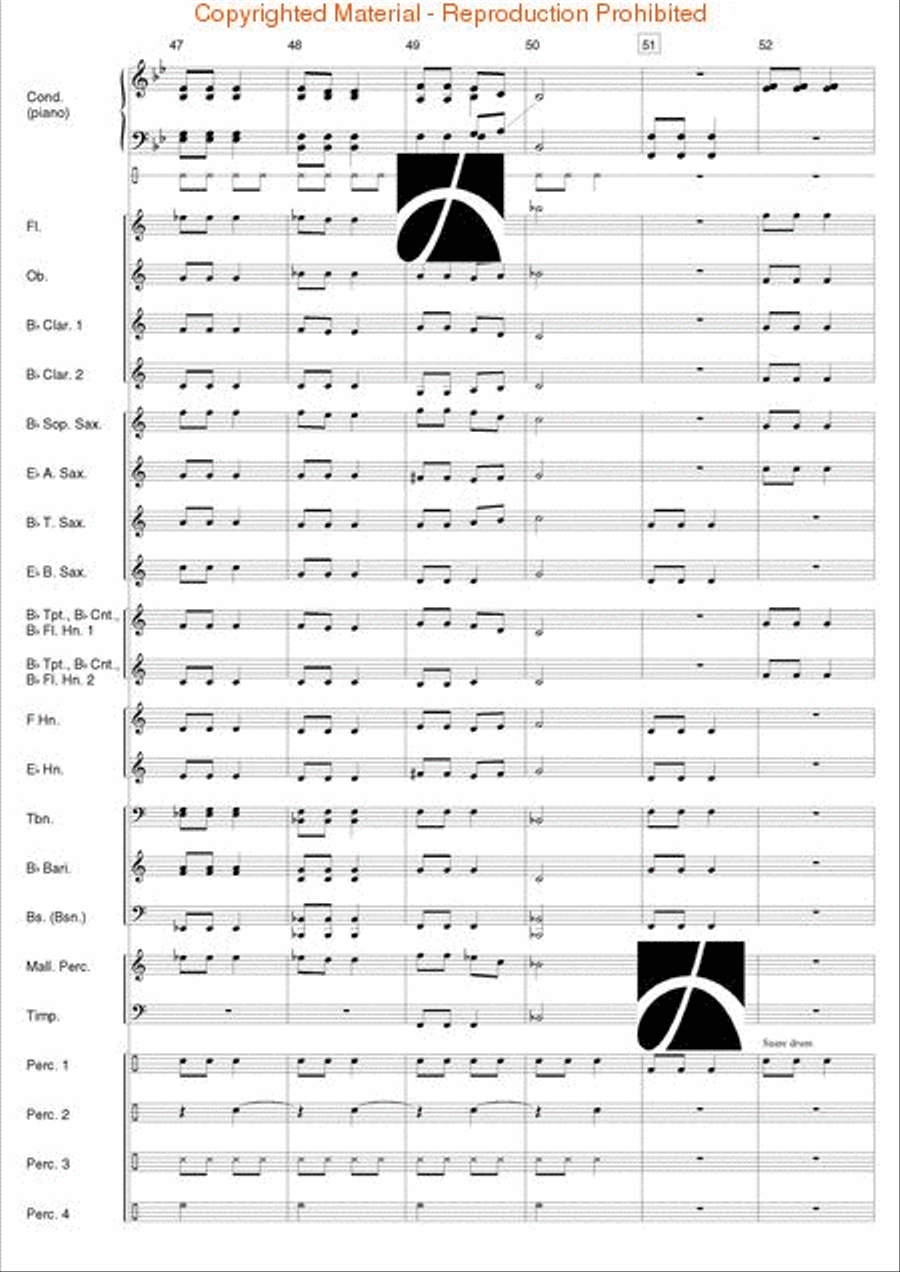 Band Time Christmas Concert Band scores gallery preview page 53