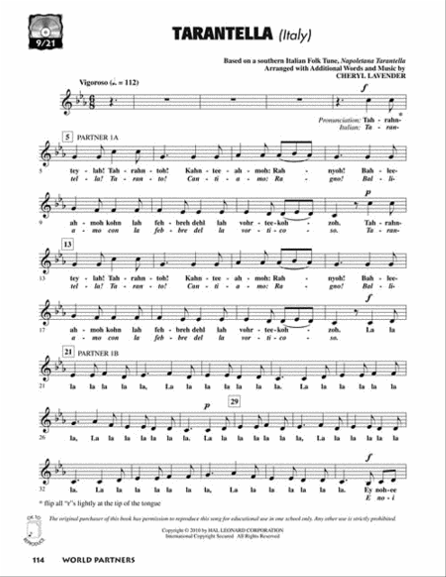World Partners World Partners Choir scores gallery preview page 7