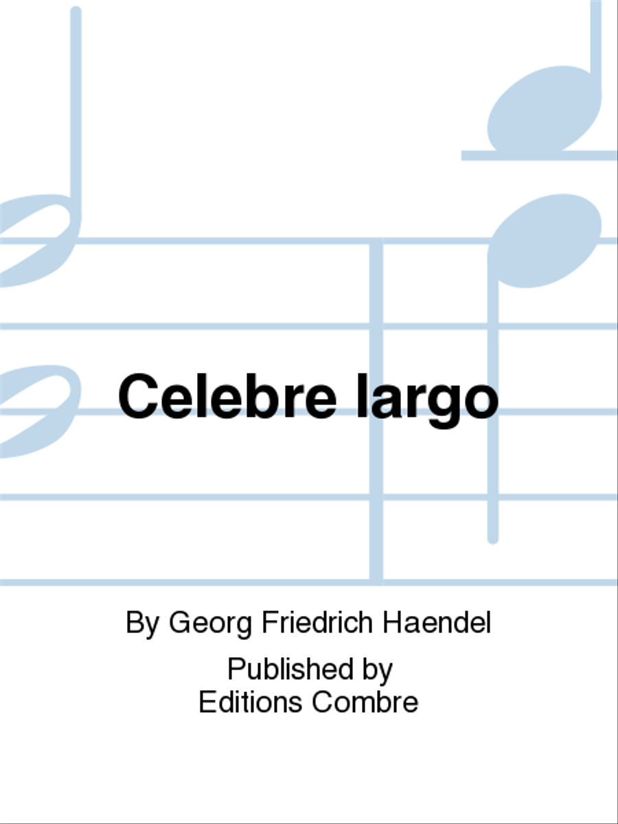 Celebre largo Celebre largo Cello scores gallery preview page 1