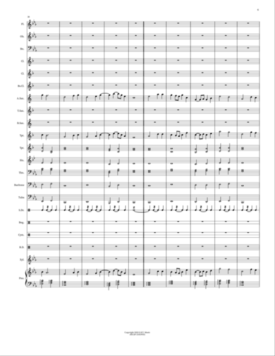 Chinese Festivals Chinese Festivals Concert Band scores gallery preview page 6