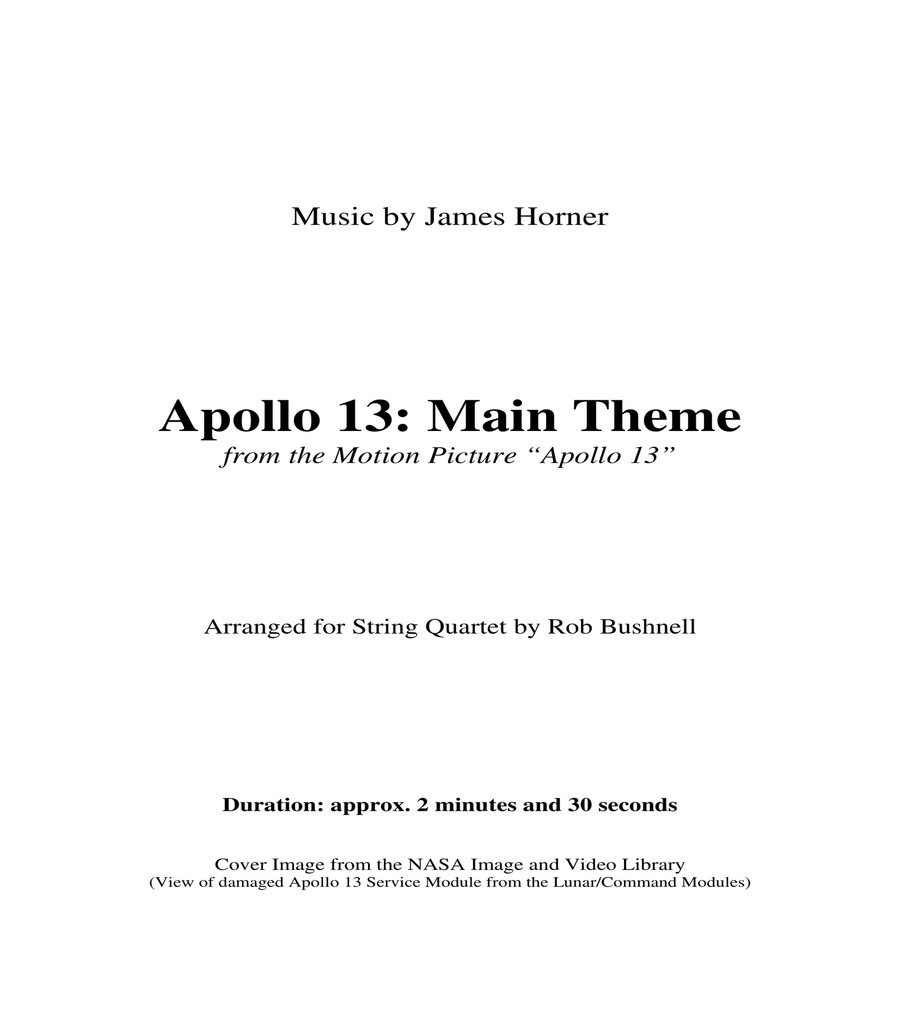 Main Title - Apollo 13 image number null