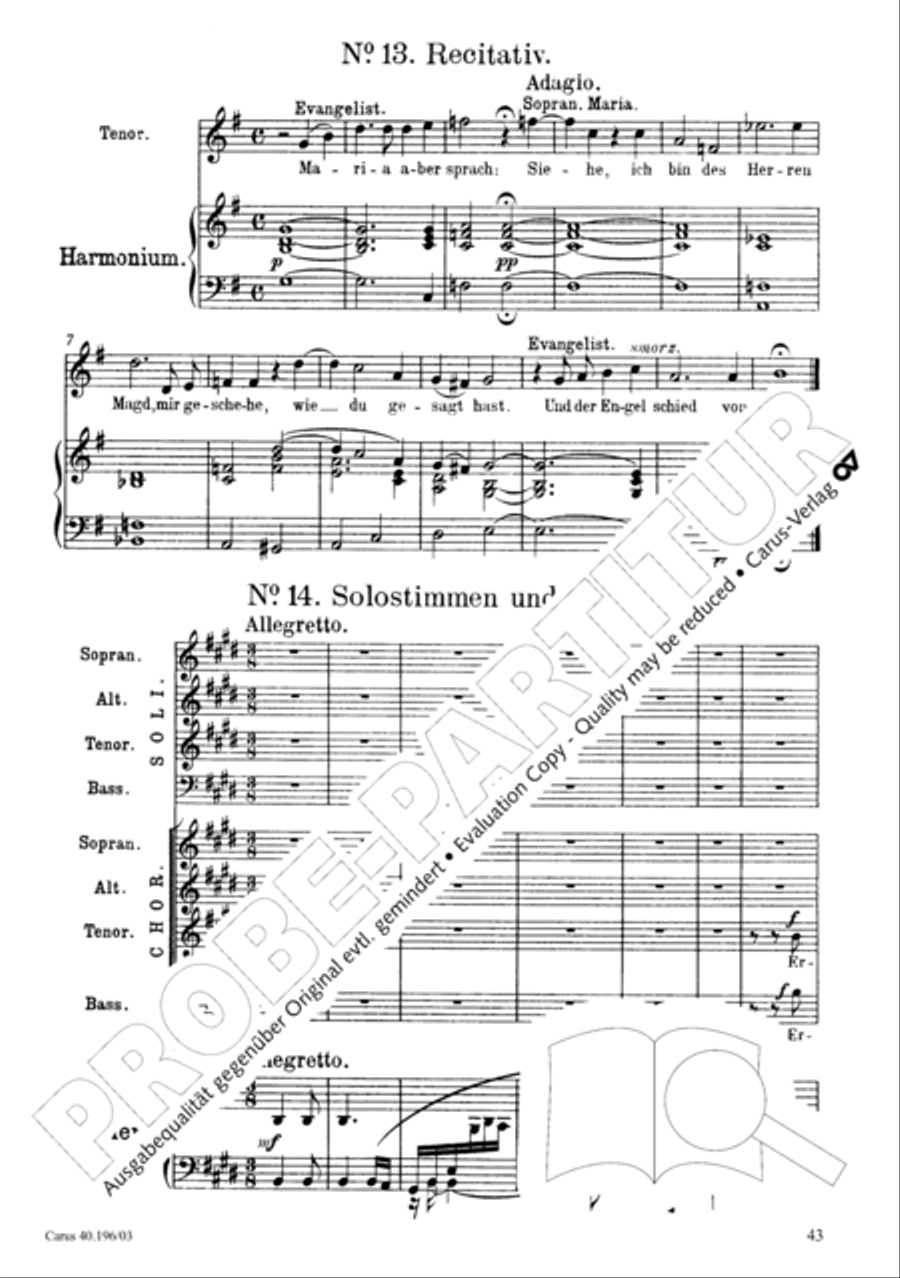 Die Geburt Christi Die Geburt Christi SSA scores gallery preview page 44